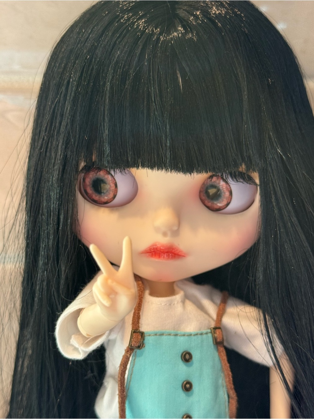 Vintage inspired Blythe doll - Picture 3 of 7